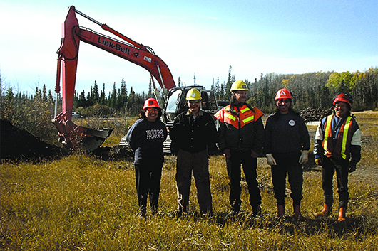 ADC work crew outside